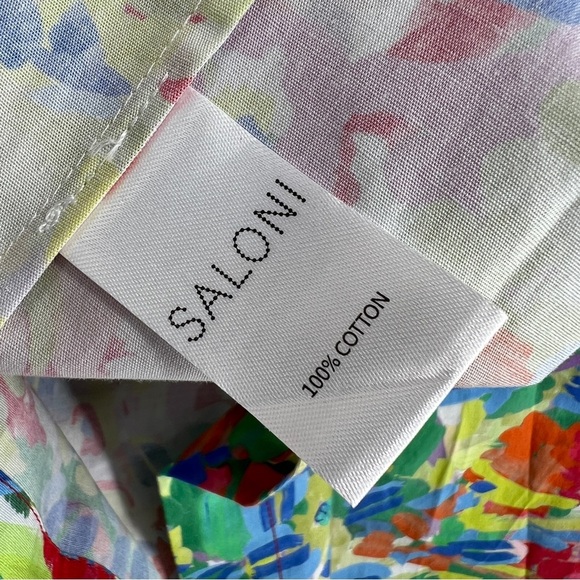 NWT Saloni shirt dress Tilly Summer Confetti - Picture 8 of 11